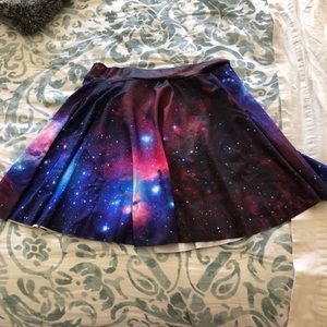 galaxy skater skirt